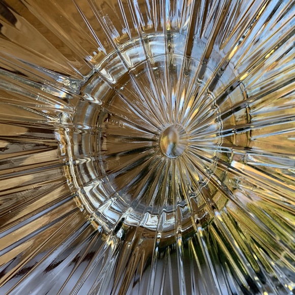 Vintage Cut Glass and Silver Serving Tray - Picture 9 of 11